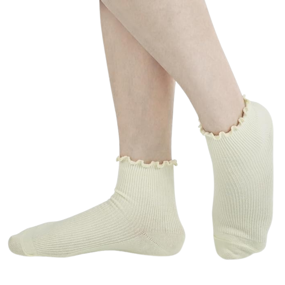 Pack of 6 Ruffle Low Cut Frilly Socks For Women