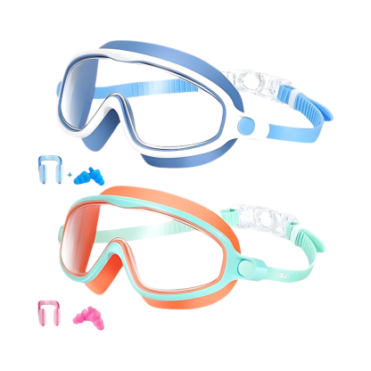 Pack Of 2 Kids Anti Fog Swim Goggles