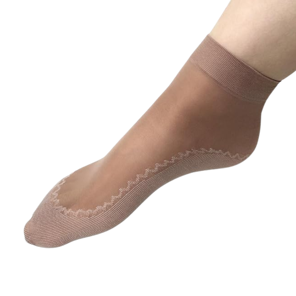 12 Pairs Women Nylon Thin Socks