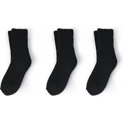 Women Winter Solid Thick Warm Crew Socks