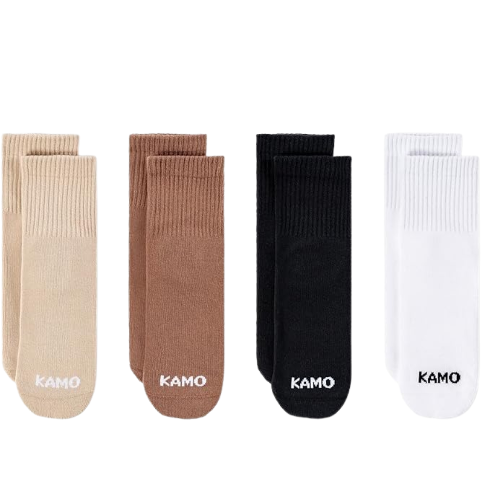  4 Pack Of Cushioned Sole And Seamless Socks