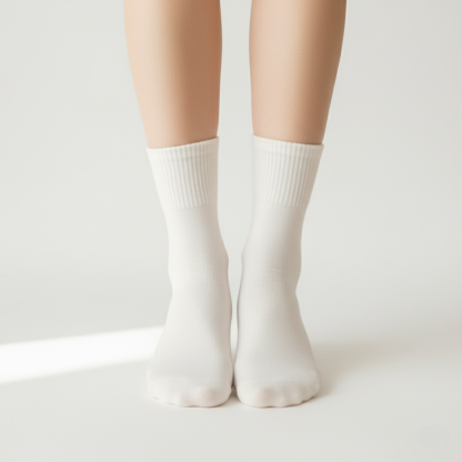 3 Pairs Bamboo Mini Crew Socks For Women