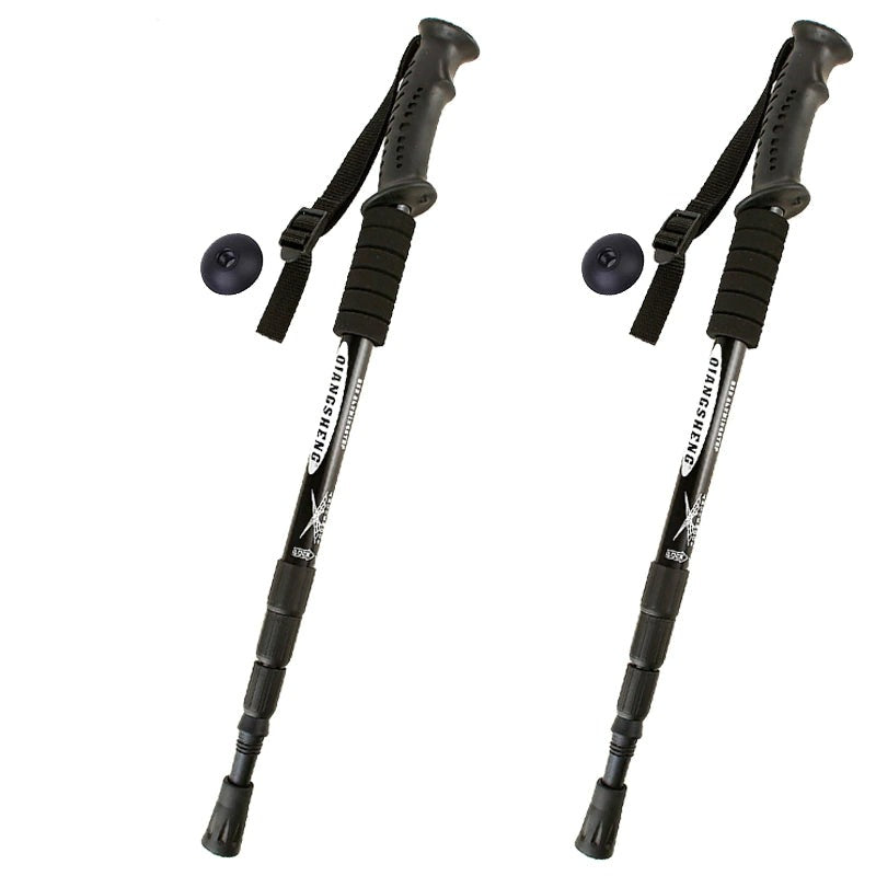 Anti-Shock Ultra Light Adjustable Trekking Poles-USA Camp Zone