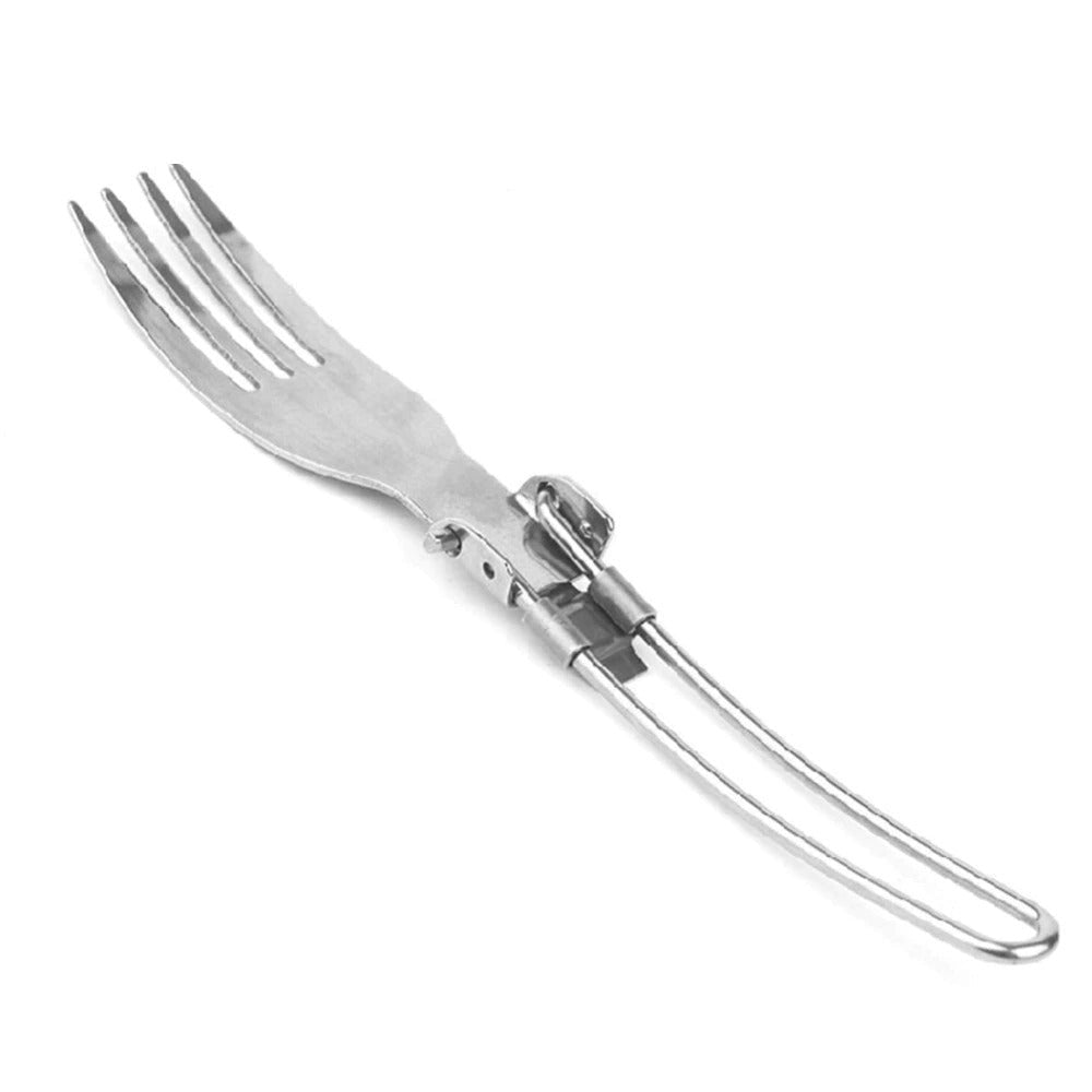 Steel Cutlery Set For Outdoor Camping-USA Camp Zone