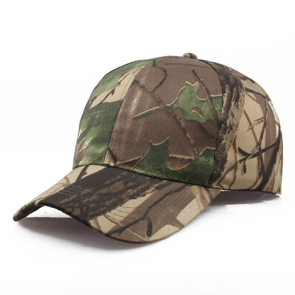 Unisex Outdoor Sun Protection Casual Camo Sports Cap-USA Camp Zone