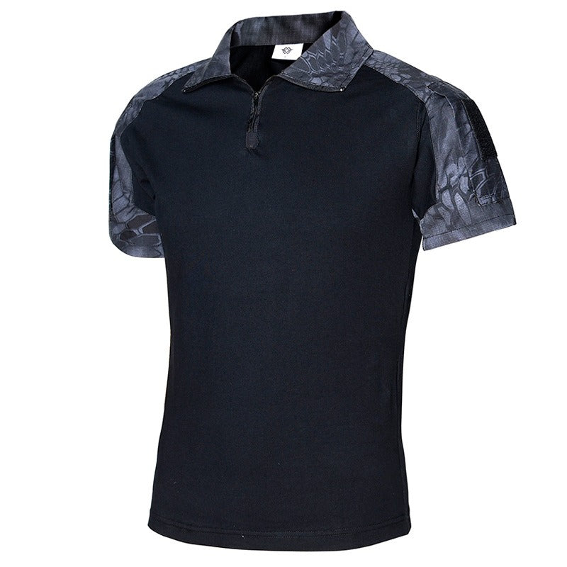 Men's Outdoor Tactical Military Camouflage T-shirt-USA Camp Zone