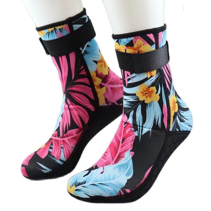 Underwater Winter Scuba Diving Beach Socks-USA Camp Zone