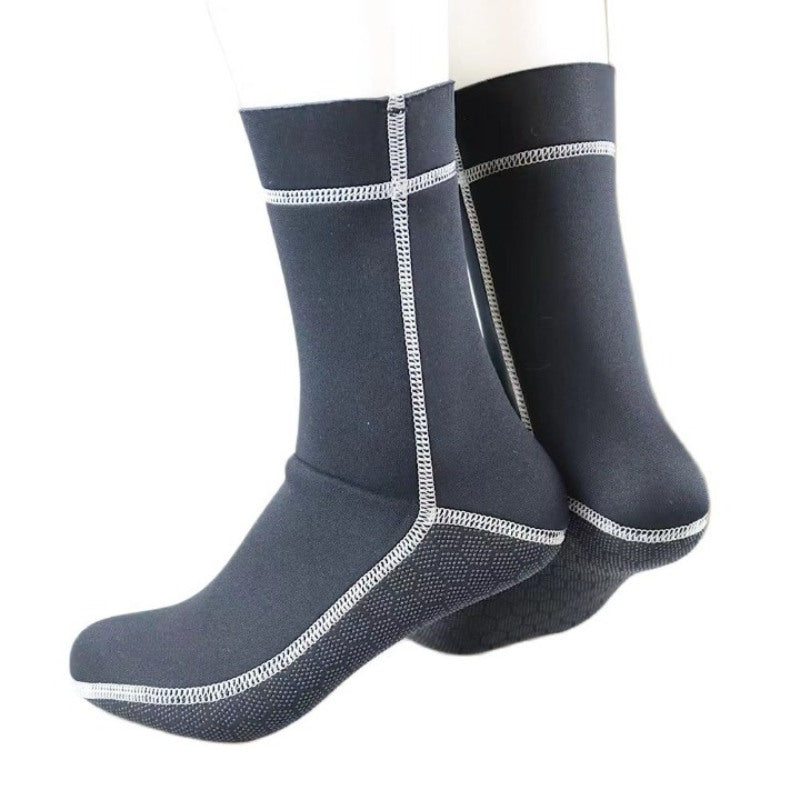 Underwater Winter Scuba Diving Beach Socks-USA Camp Zone