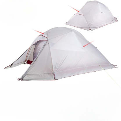 Waterproof Ultralight Nylon Camping Tent With Skirt-USA Camp Zone