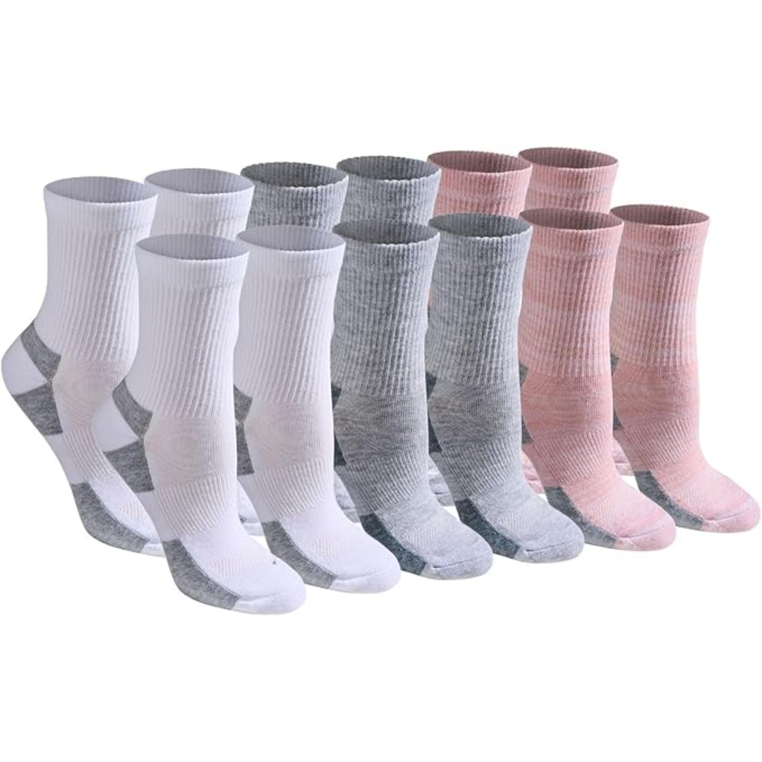 Women Pack Of 12 Moisture Wicking Socks