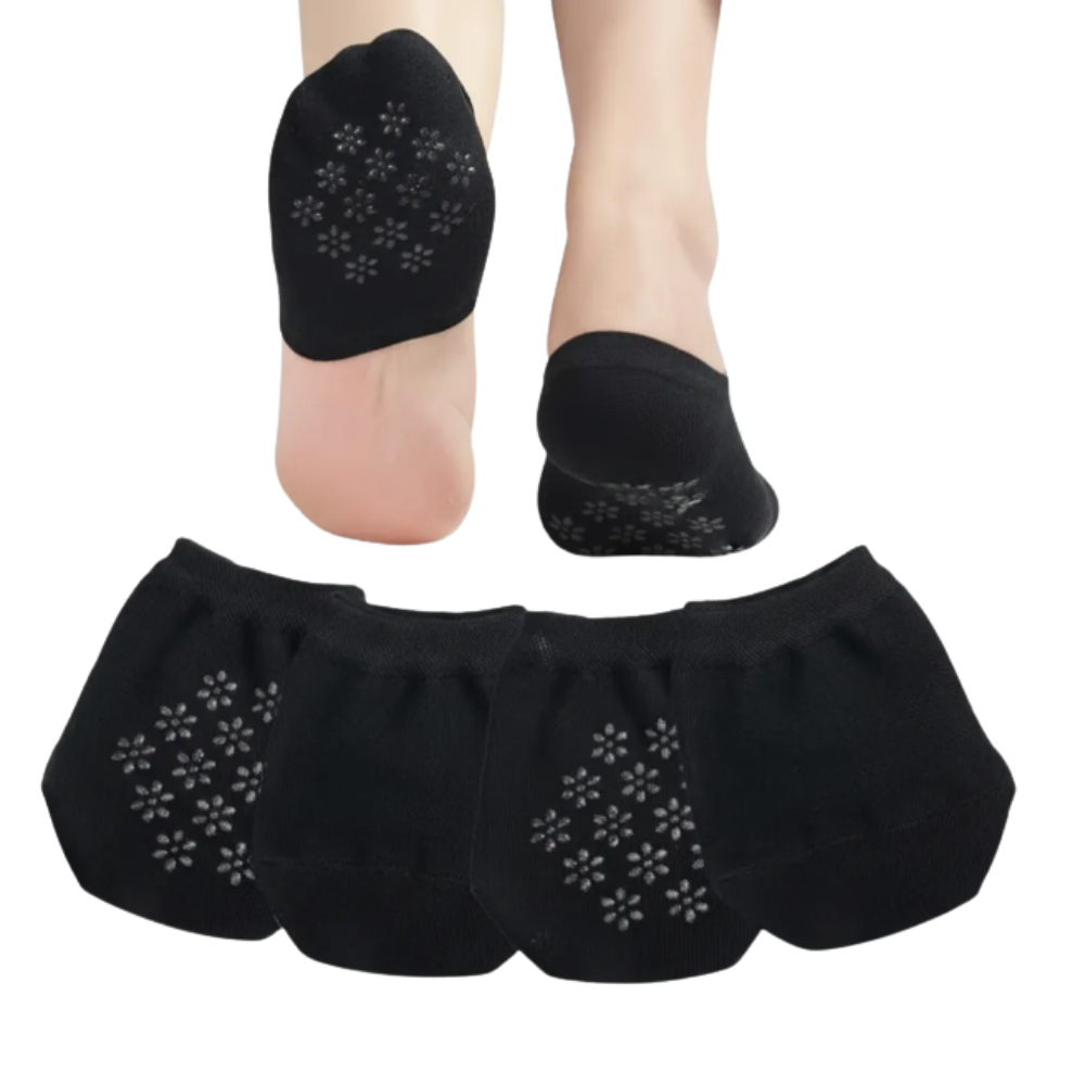 Women Seamless No Show Half Socks Pack Of 4