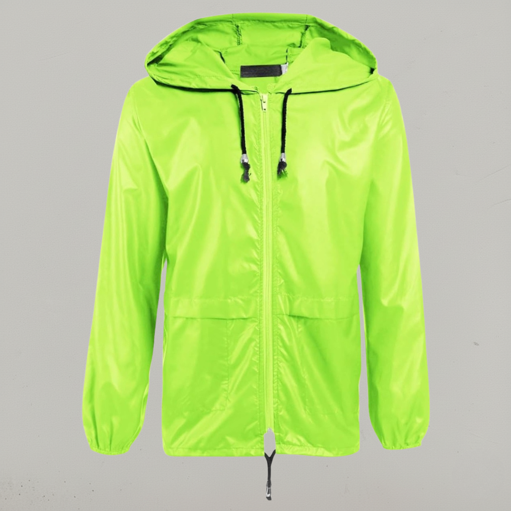Men Packable Waterproof Rain Jacket