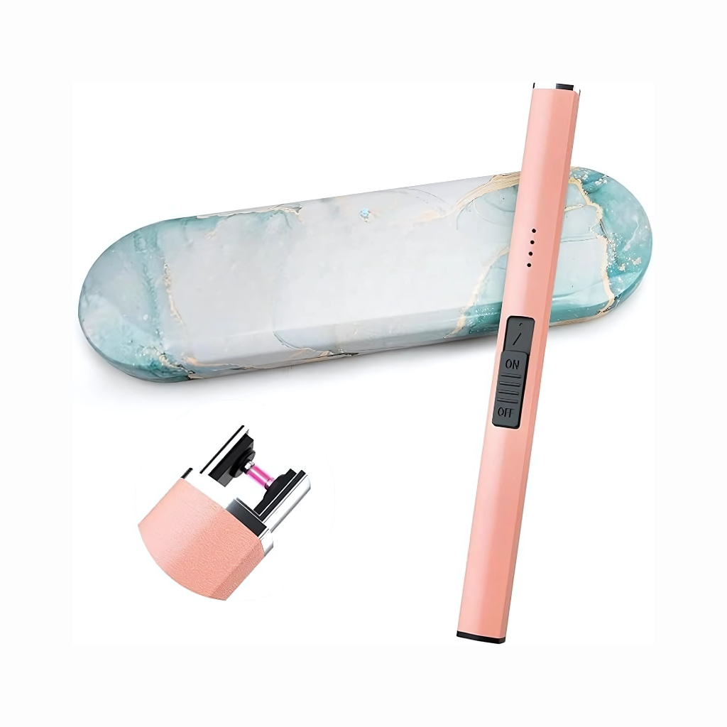 Electric Flameless Plasma Arc Lighter With Gift Box