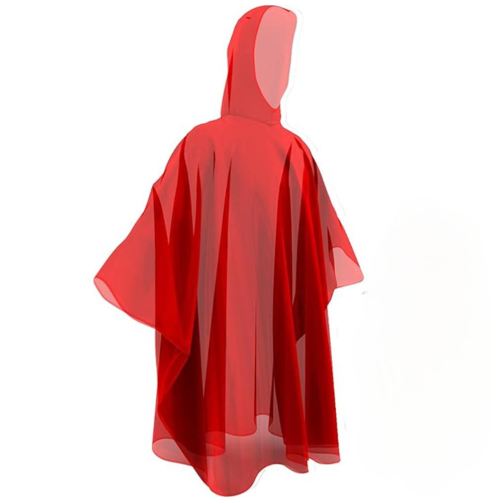 Pack Of 5 Disposable Rain Ponchos For Adults