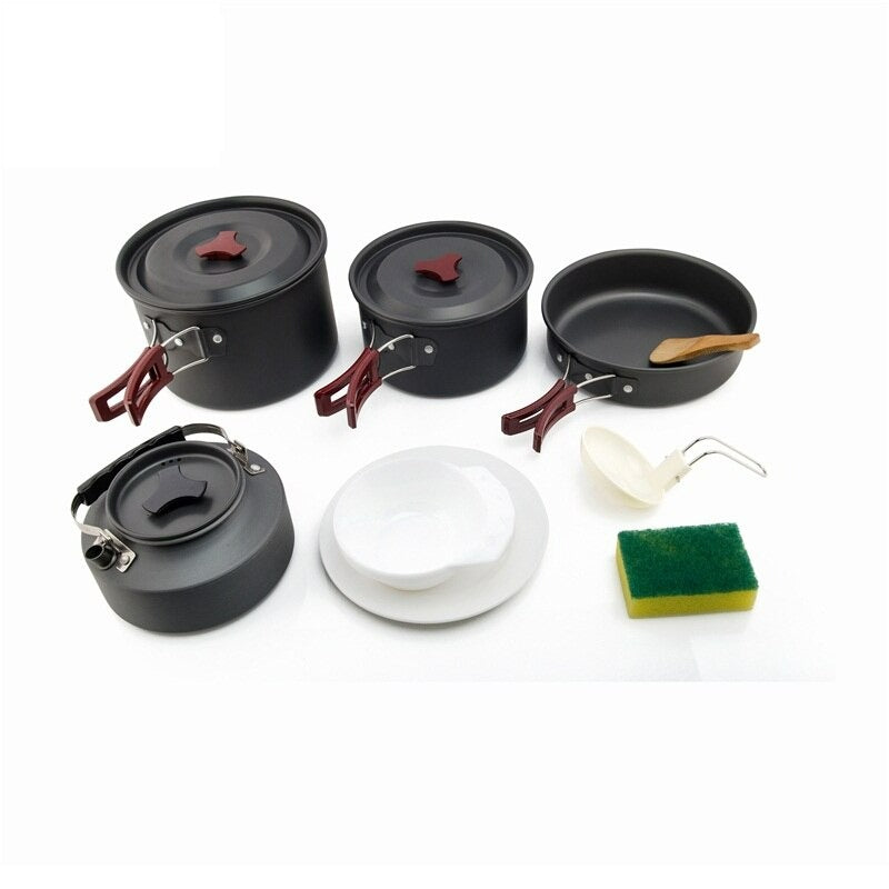 Camping Outdoor Cookware Set Collection-USA Camp Zone
