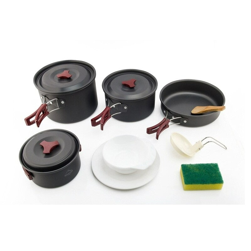 Camping Outdoor Cookware Set Collection-USA Camp Zone