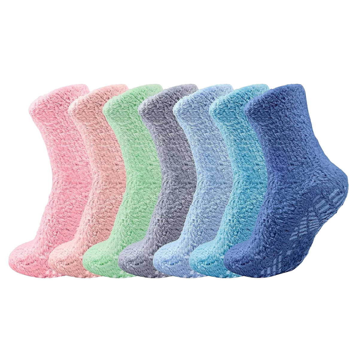 Winter Fuzzy Plush Cozy Soft Fluffy Grip Socks for Women and Men