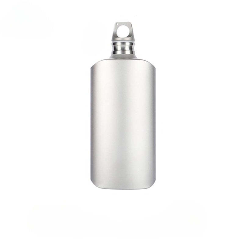 Titanium Water Wine Coffee Tea Bottle Flask-USA Camp Zone