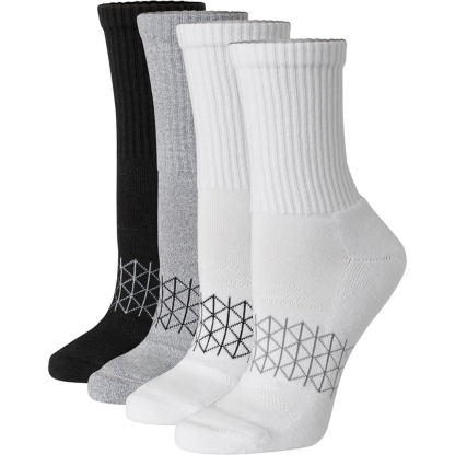 Pack Of 4 Cushioned Crew Socks For Women