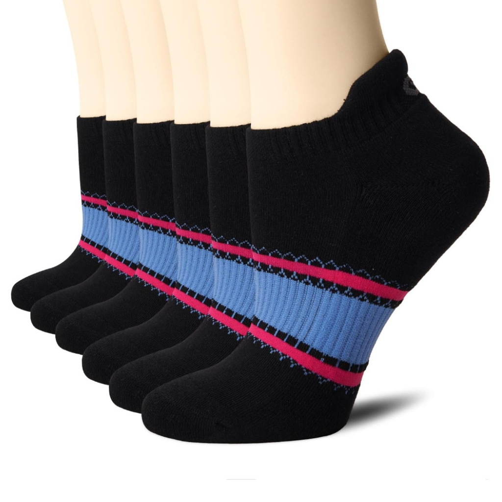 6 Pairs Men and Women Ankle Low Cut Athletic Sports Running Socks