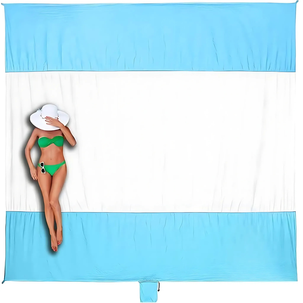 Beach Blanket Waterproof Compact Sand Free Mat