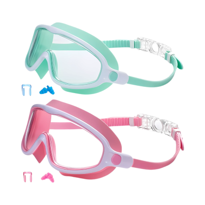 Pack Of 2 Kids Anti Fog Swim Goggles