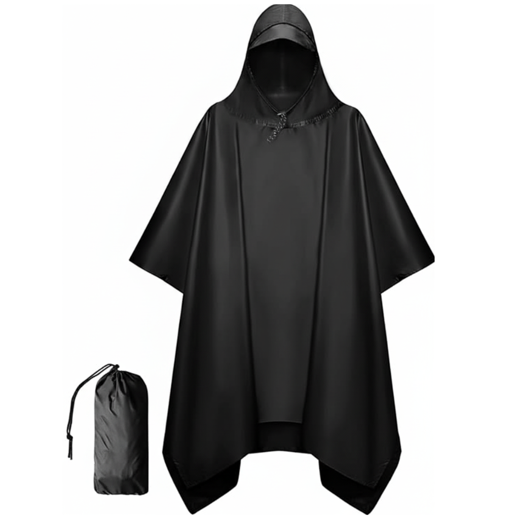 Hooded Waterproof Rain Poncho