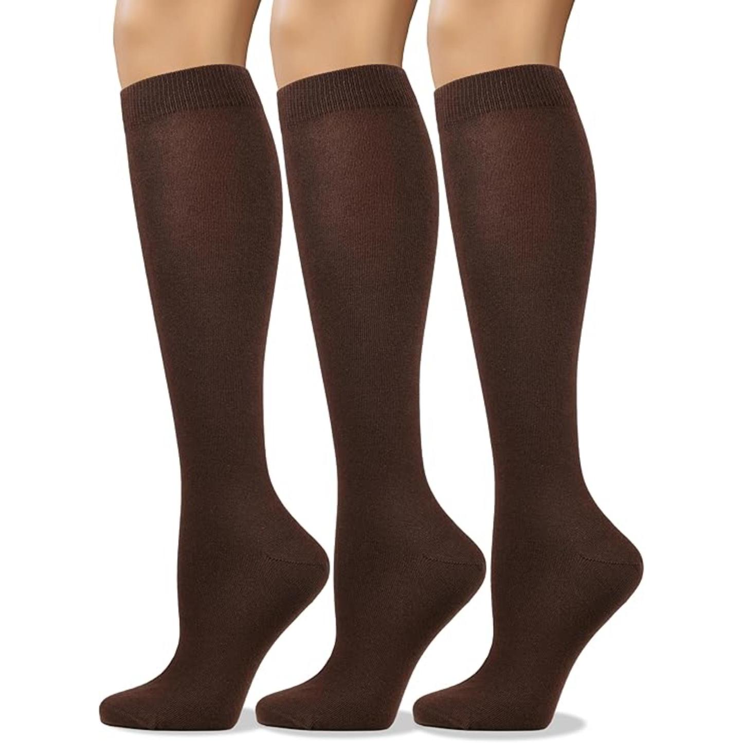 Women Soft Combed High Long Seamless Socks