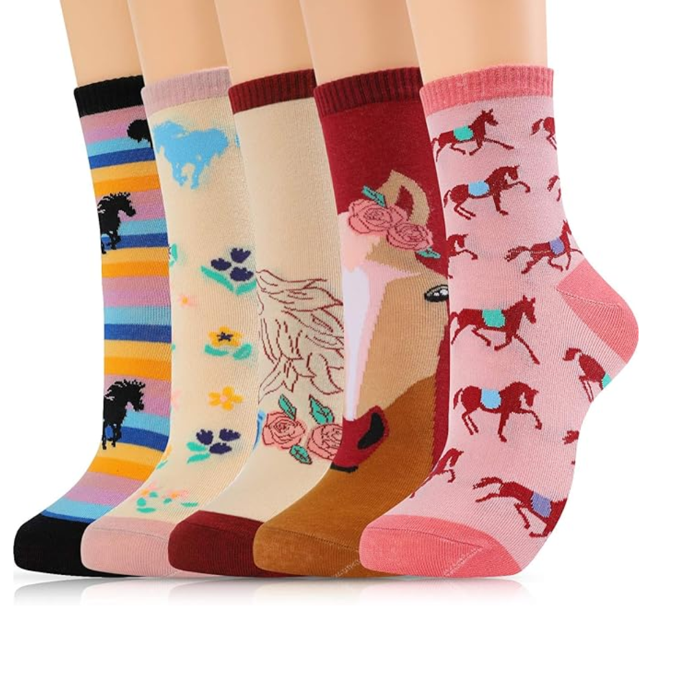 5 Pairs Funny Cute Socks For Women