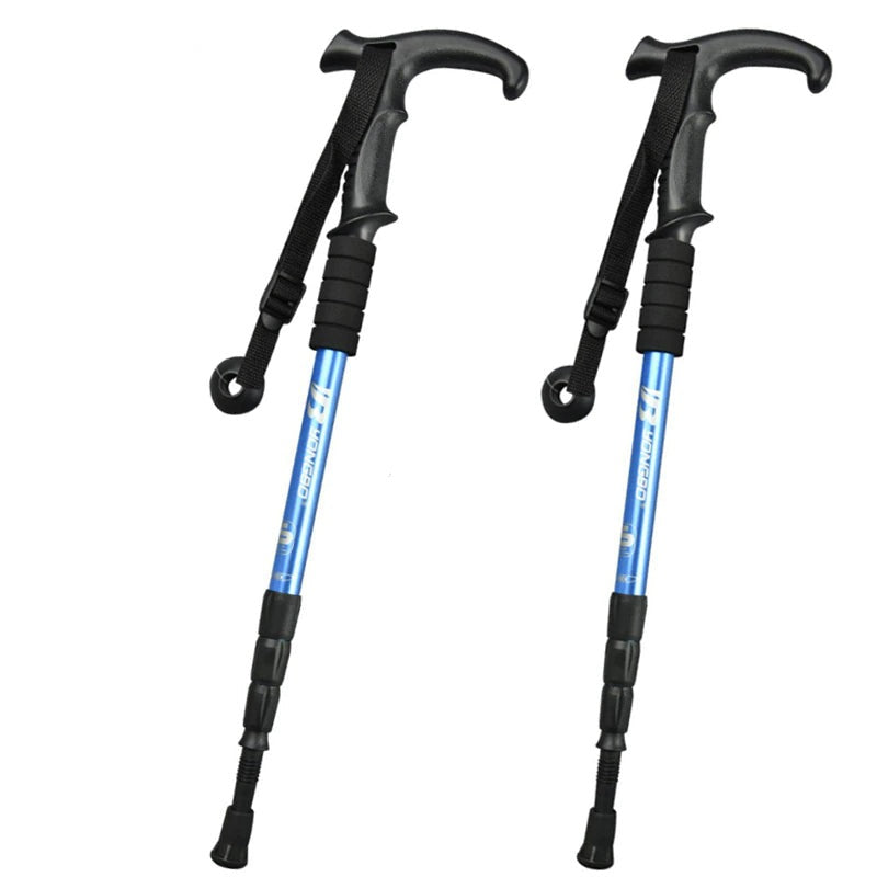 Anti-Shock Ultra Light Adjustable Trekking Poles-USA Camp Zone