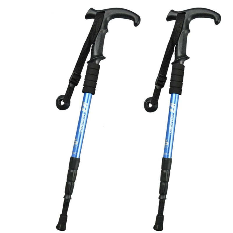 Anti-Shock Ultra Light Adjustable Trekking Poles-USA Camp Zone