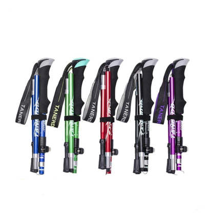 5-Section Outdoor Fold Trekking Poles-USA Camp Zone