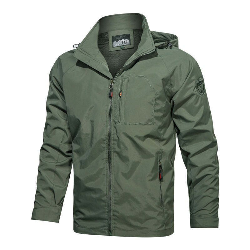 Men Waterproof Camping Military Jacket-USA Camp Zone