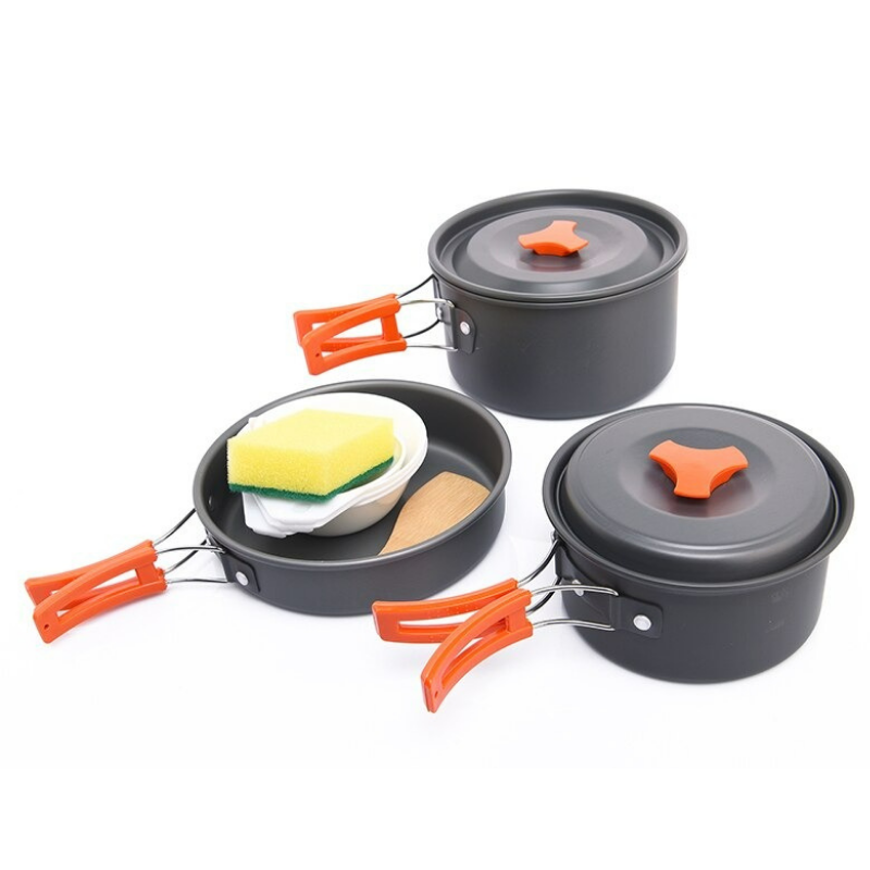 Camping Outdoor Cookware Set-USA Camp Zone