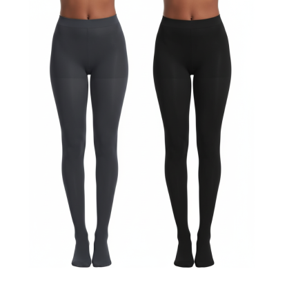 Pack Of 2 Women Super Opaque Control Top Tights