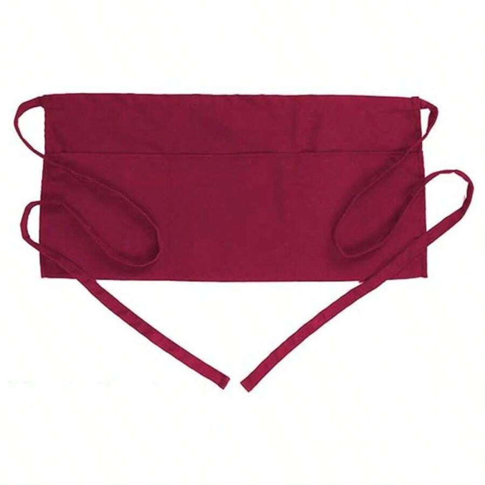 Waterproof Oil Resistant Apron With 3 Pockets For Women