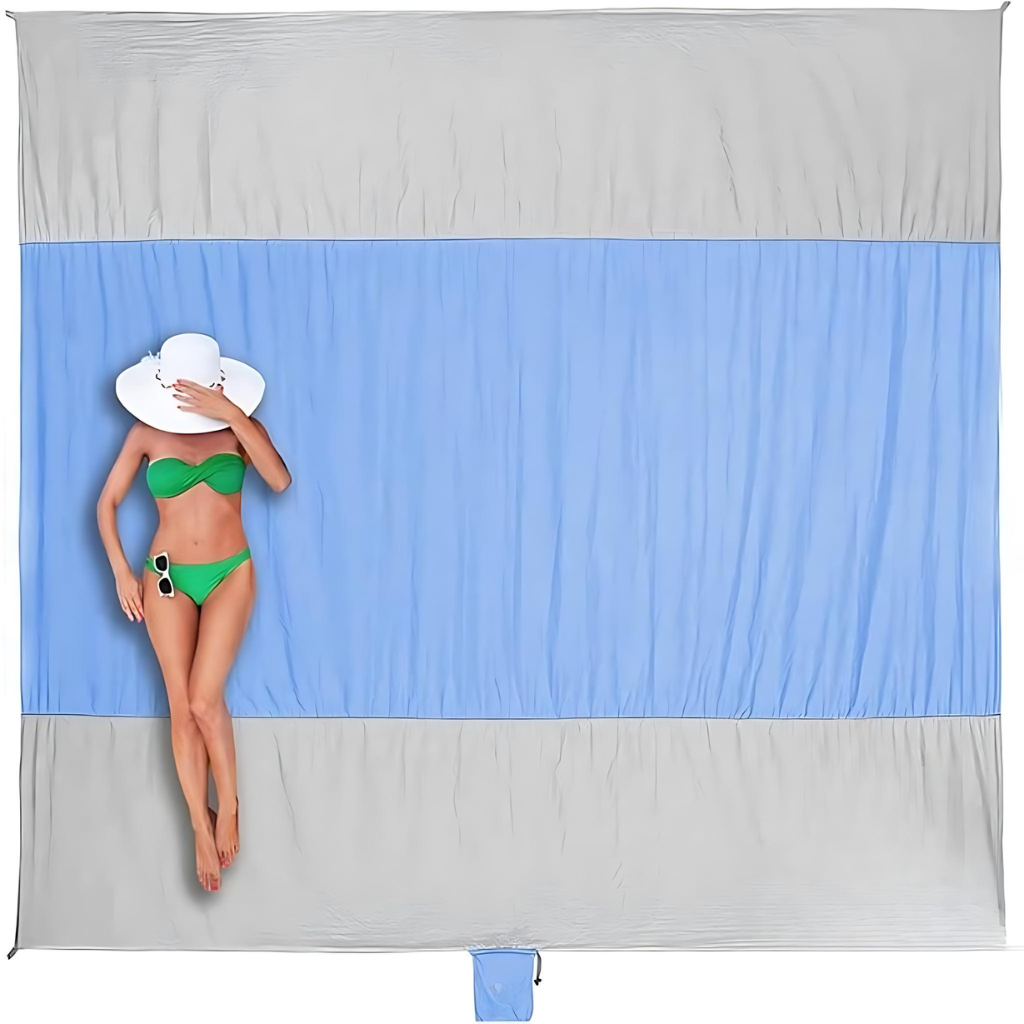 Beach Blanket Waterproof Compact Sand Free Mat