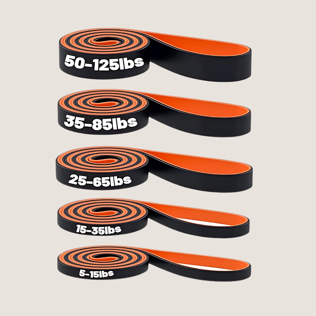 Pack Of 5 Workout Pull Up Assistance Bands