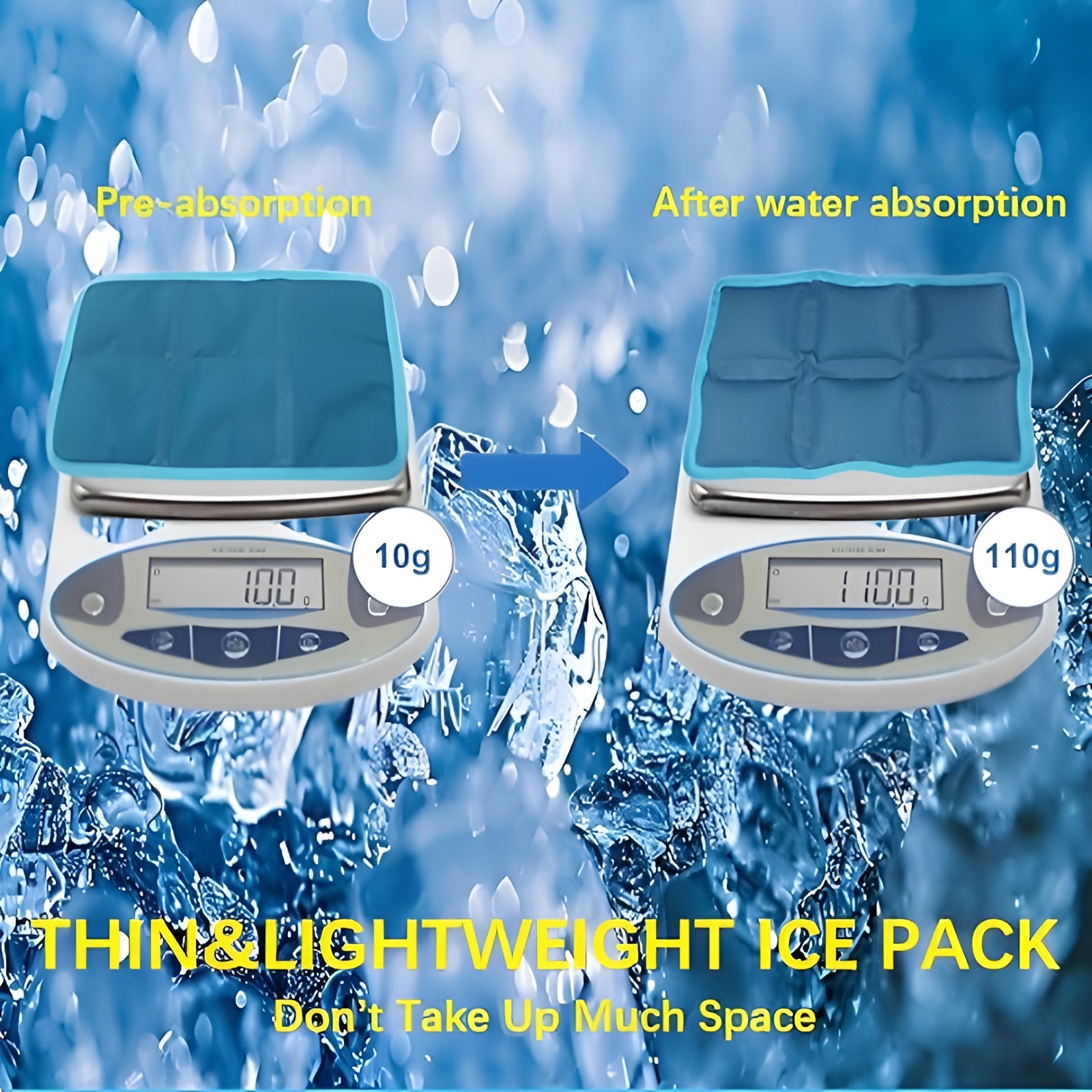 Reusable Ice Packs for Lunch Boxes & Coolers