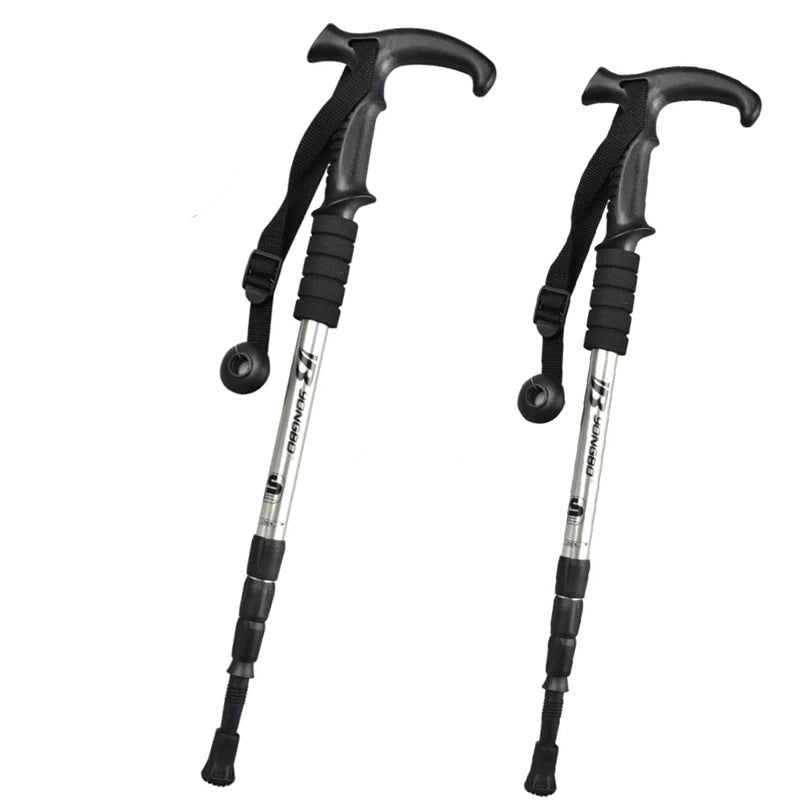 Anti-Shock Ultra Light Adjustable Trekking Poles-USA Camp Zone