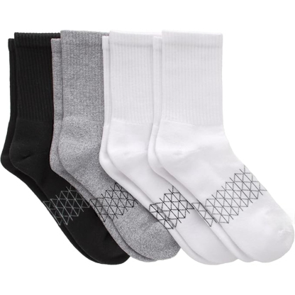 Pack Of 4 Cushioned Crew Socks For Women