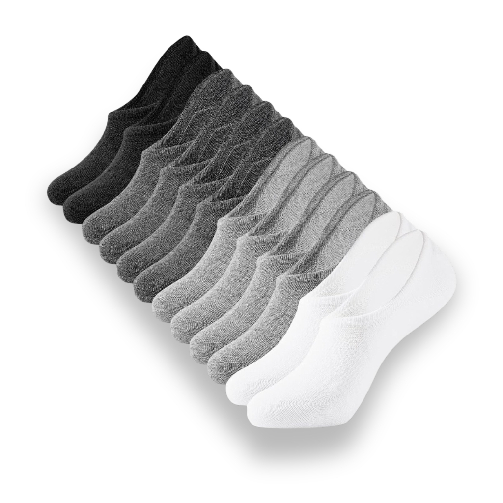 6 Pairs Of Low Cut Athletic Running Invisible Liner Socks