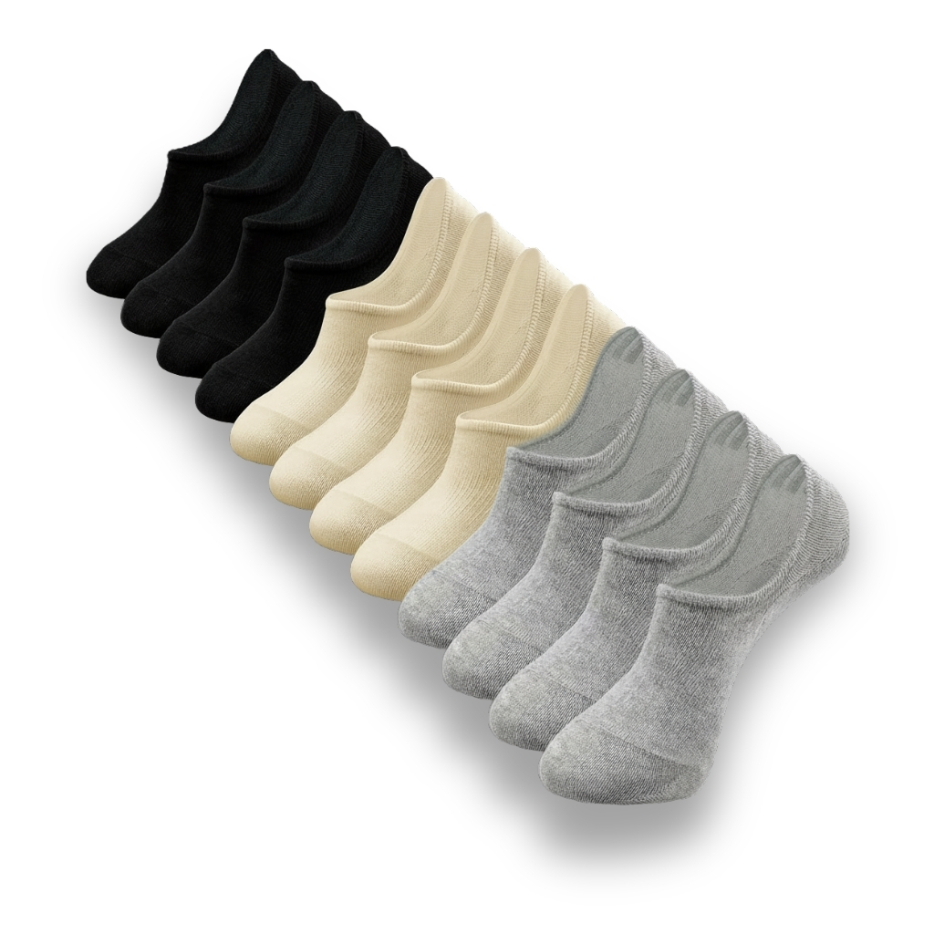 6 Pairs Of Low Cut Athletic Running Invisible Liner Socks