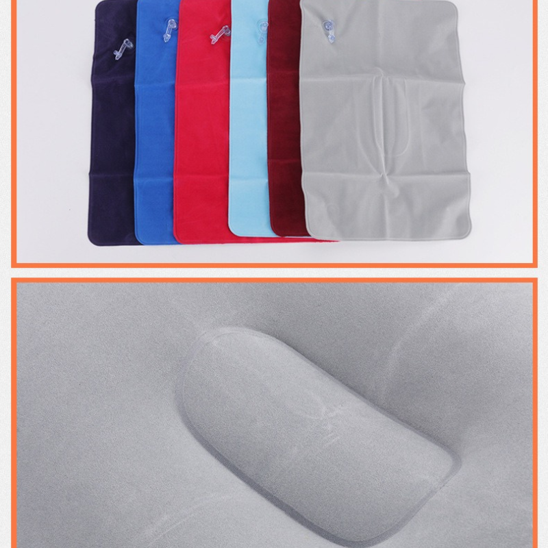 Inflatable Travel Neck Pillow-USA Camp Zone