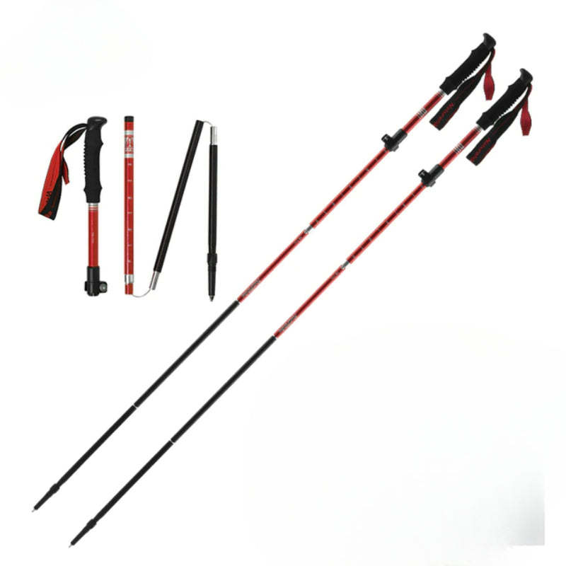 Walking Stick Collapsible Hiking Trekking Pole-USA Camp Zone