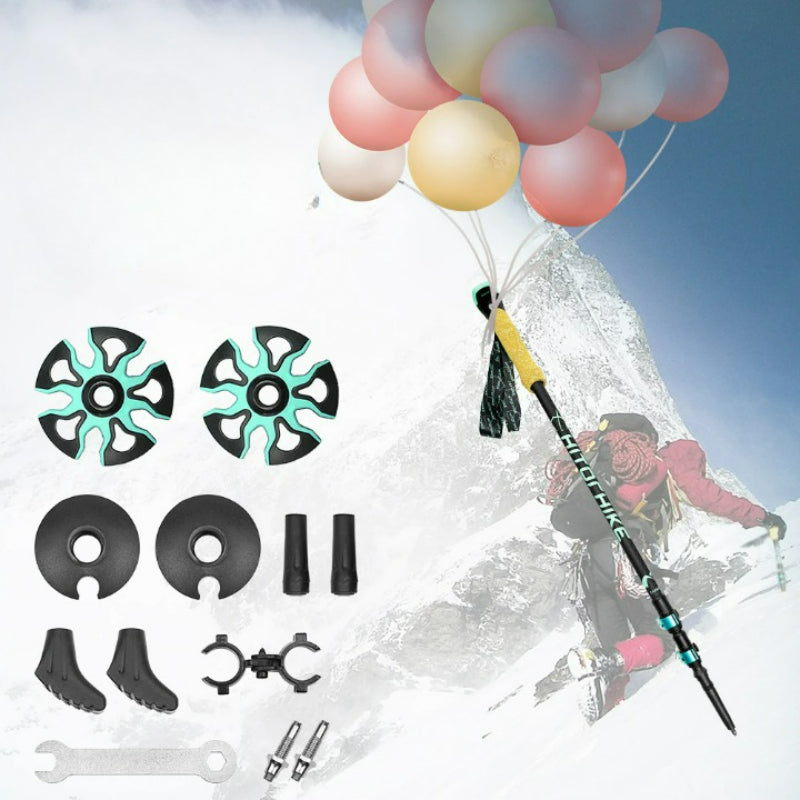 Carbon Fiber External Quick Lock Trekking Poles-USA Camp Zone