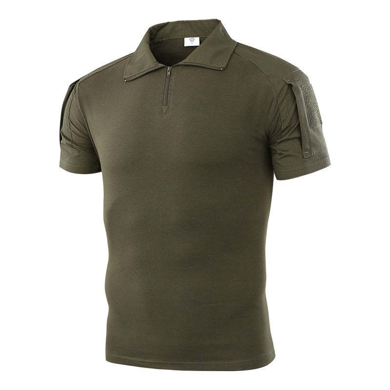 Men's Outdoor Tactical Military Camouflage T-shirt-USA Camp Zone