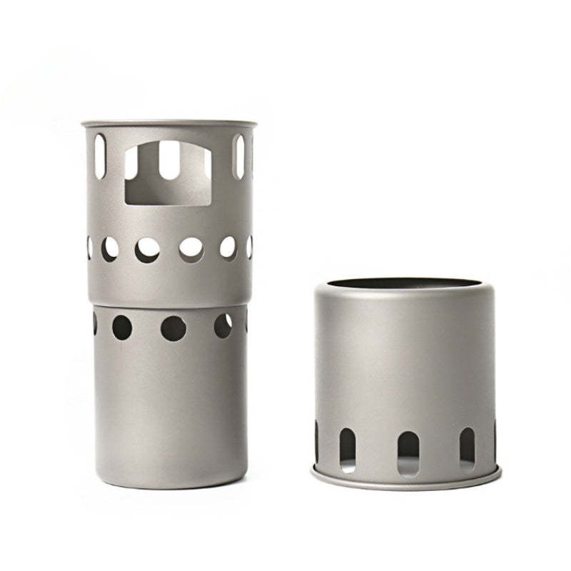 Pure Titanium Outdoor Camping Wood Stove-USA Camp Zone