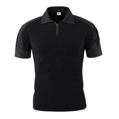 Men's Outdoor Tactical Military Camouflage T-shirt-USA Camp Zone