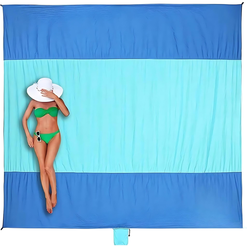 Beach Blanket Waterproof Compact Sand Free Mat